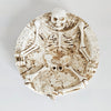 Rare Dead-Man Lounging Skeleton Resin Ashtray • Spooky Gothic Tobacciana Novelty
