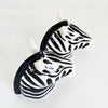 Matalan "Dine" Zebra Shaped Ceramic Salt & Pepper Shaker Set In Original Box