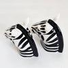 Matalan "Dine" Zebra Shaped Ceramic Salt & Pepper Shaker Set In Original Box