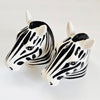 Matalan "Dine" Zebra Shaped Ceramic Salt & Pepper Shaker Set In Original Box