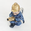 Vintage 1980s Leonardo Collection Fireman Teapot Ornament