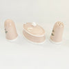 Rare Vintage 1950s Susie Cooper Bone China "Fern" 3-Piece Cruet Set with Original Box – Pattern C1043
