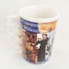 Vintage Year 2000 Millennium Timeline Mug – Rare Custom Warrender School Edition with Unique "2000" Sculpted Finger-Loop Handle (MINT)