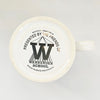 Vintage Year 2000 Millennium Timeline Mug – Rare Custom Warrender School Edition with Unique "2000" Sculpted Finger-Loop Handle (MINT)