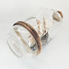 Vintage Three-Masted Ship in a Glass Bottle – Mid-to-Late 20th Century Nautical Folk Art