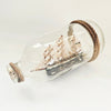 Vintage Three-Masted Ship in a Glass Bottle – Mid-to-Late 20th Century Nautical Folk Art