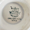 Antique 1910s Creil et Montereau "Labrador" Eared Broth Bowl – Hand-Painted Folk Art Rooster Decor
