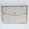 Vintage 1950's Framed London Art: Trafalgar Square Pencil Sketch Reproduction by W.H. Constantine