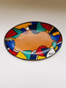 A beautiful Terracotta Studio Art Pottery Oval Plate signed by the artist