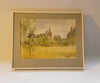 Dennis James' (F1 1980's) Original Watercolour Painting of Canfield Church, Essex, UK