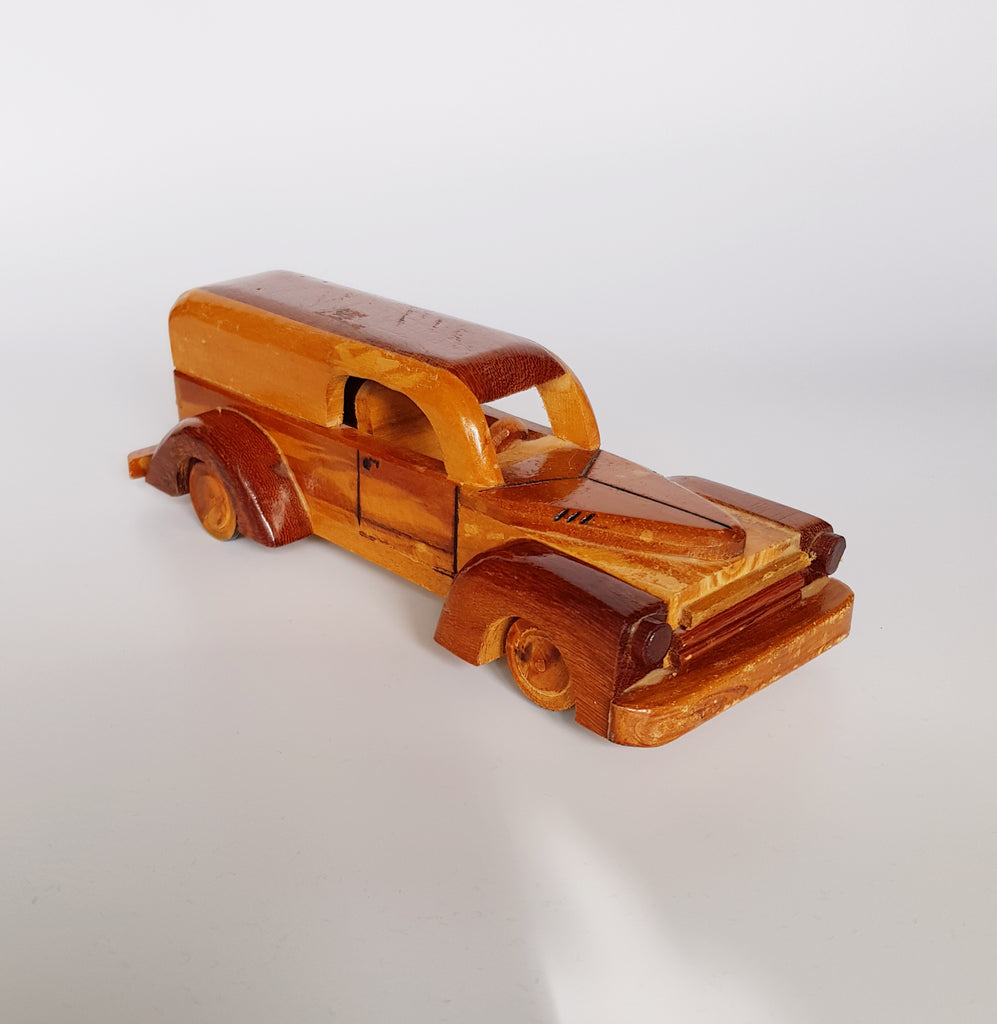 Vintage Wooden Model Car