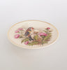 Vintage Prinknash Pottery Goldfinch Bird Decorative Plate, Signed by the Artist "M Hague", Made in Gloucester England
