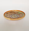 A beautiful Hand Painted Terracotta Art Studio Pottery Dish Signed by the Artist