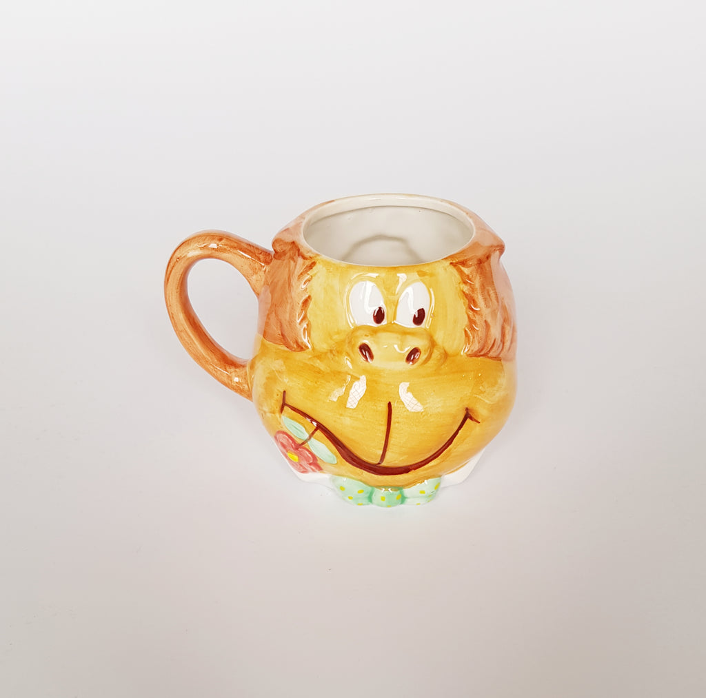 Vintage 1990's Comical Happy Face Monkey Mug by Big Top STL