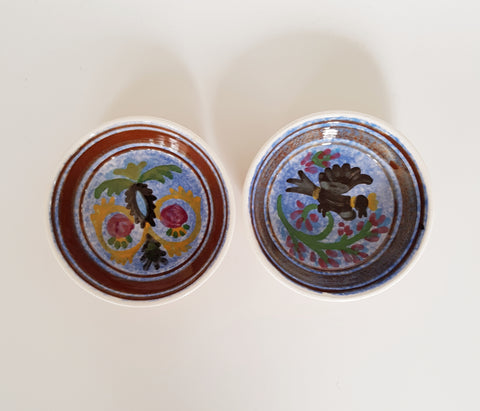A Pair of Small Hand Made Ceramic Bowls from Athens, Greece