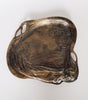 Art Nouveau Brass Shallow Dish / Card Tray, Woman with Harp