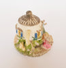 Rare & Collectable Miniature Ornamental Cottage with Mice Decorative Teapot / Trinket Box