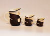 Vintage 1950's Goebel Hummel Ceramic Pottery Friar Tuck Monks Figurine Sauce Jugs