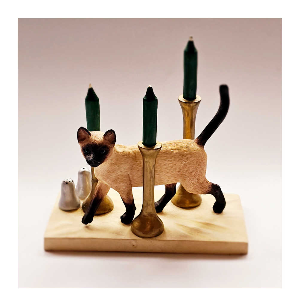 Cats Round the House sculpture by Border Fine Arts Studio
