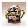 Vintage Annie Rowe Novelty Teapot Featuring an Antique's Shop