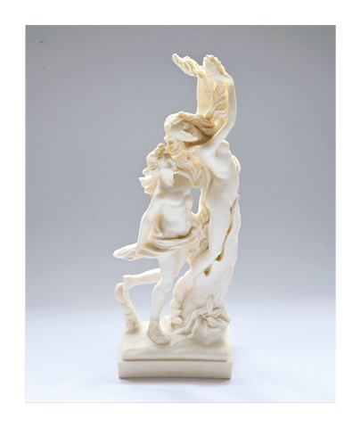 Handmade Alabaster Sculpture of Lorenzo Bernini's Apollo and Daphne