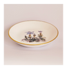 Rare Vintage Royal Worcester Blue Gentian Flower Fine Bone China Pin Dish