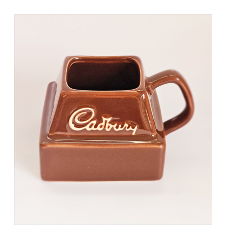 Vintage 1980's Cadbury Ceramic Chocolate Chunk Mug - Collectable