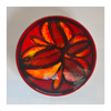 Rare Vintage 1950's Hand painted Studio Pottery Pin Dish by Poole Pottery in Delphis Pattern No. 49 Signed by the Artist