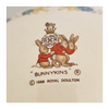Vintage 1960's Royal Doulton Bunnykins Fine Bone China Piggy Bank "Bunnies Attending Christening Ceremony" Christening Present