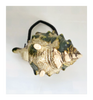 Vintage 1960's Japanese Majolica Conch Shell Novelty Teapot for One
