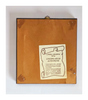 Vintage Framed Engraved Metal Art - Lamina Argento 925% Sterling Silver Plated Italian Lithograph - Verona Balcone di Giulietta