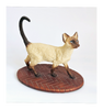 Rare Vintage 1980's Hand Painted Siamese Cat Figurine from Natures Heritage Range by Holland Studio Craft