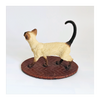 Rare Vintage 1980's Hand Painted Siamese Cat Figurine from Natures Heritage Range by Holland Studio Craft