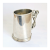 Unique Design Rare Vintage 1950's High Quality English Pewter Lion Handle Beer Mug / Tankard Made in Sheffield England
