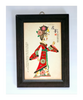 Vintage Chinese Ancient Shadow Puppetry Shaanxi Folk Shadow Figure in a Picture Frame