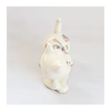 Vintage St Michael 1988 Ceramic Floral Design Cat Figurine