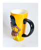 Large Porcelain Novelty Mug from Jamaica with Shape of a Lady in Bikini Top and a Protruding Bum