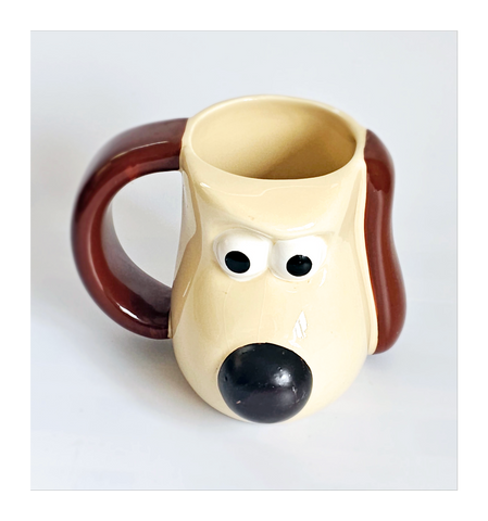 Vintage Wallace and Gromit PG Tips Ceramic Thermo Nose Mug