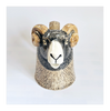 Swaledale Ram Hand Painted Glazed Ceramic Jug by Quail Ceramics