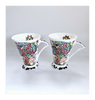 A Pair of Art Deco Style Ribal Fine Bone China Mugs