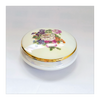 Rare Vintage Porcelains d'Art Limoges Roses & Gold Rim Jewellery Box / Trinket Box