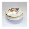 Rare Vintage Porcelains d'Art Limoges Roses & Gold Rim Jewellery Box / Trinket Box