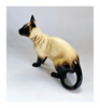 Vintage 1970's Coopercraft Ceramic Siamese Cat Figurine