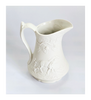 Vintage 1980's Portmeirion British Heritage Collection Parian Ware Jug / Pitcher embossed with Hunting Scene