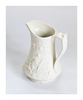 Vintage 1980's Portmeirion British Heritage Collection Parian Ware Jug / Pitcher embossed with Hunting Scene