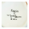 Vintage 1980's Glazed Ceramic Fagin Miniature Toby Jug / Character Jug Signed Peter Jackson by Franklin Mint