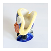 Vintage 1980's Glazed Ceramic Hornblower Miniature Toby Jug / Character Jug Signed Peter Jackson by Franklin Mint