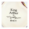 Vintage 1980's Glazed Ceramic King Arthur Miniature Toby Jug / Character Jug Signed Peter Jackson by Franklin Mint