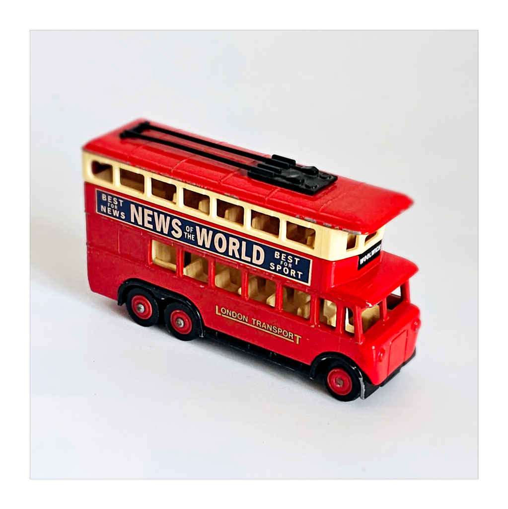 Vintage 1980 s Lledo Die Cast Promotional Model News of the World Re One Offs