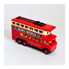 Vintage 1980's Lledo Die Cast Promotional Model "News of the World" Red Bus, Made in England